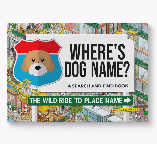 Personalised Cavachon Book: Where's Dog Name? Volume 3